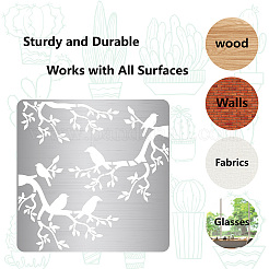 Трафареты для штампов из нержавеющей стали DIY-WH0238-076