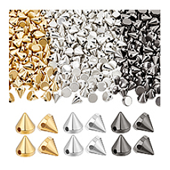 450 шт. 3-х цветные шипы из смолы с винтовой фиксацией&nbsp;RESI-PH0002-52