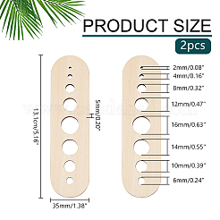 Необработанные деревянные подвески&nbsp;WOOD-WH0026-37A-01