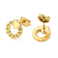 Ионное покрытие (ip) 304 нержавеющая сталь гвоздики фурнитура для сережек&nbsp;STAS-E180-01G