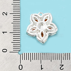 Покрытие стойки латунное паве застежки для коробок из кубического циркония KK-E084-16S-1