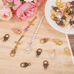 42 шт. 6 цвета сплава застежки-клешни омара FIND-CA0009-84