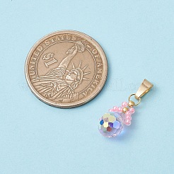 Стеклянные подвески из бисера&nbsp;PALLOY-MZ00590-02