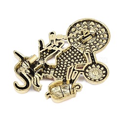 Ведьма на Хэллоуин с велосипедными эмалированными значками JEWB-I052-03AG