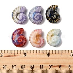 18 шт. 6-цветные фарфоровые бусины ручной работы для аксессуаров для браслетов своими руками PORC-FS0001-24