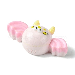 Кабошоны из непрозрачной смолы на тему Хэллоуина CRES-Q219-01F