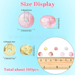 377шт 50г прозрачные акриловые бусины&nbsp;OACR-YW0003-77A