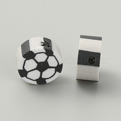 Бусины из полимерной глины  CLAY-WH0005-04D