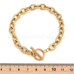 Браслеты-цепочки из нержавеющей стали 304 для женщин&nbsp;LS-BJEW-Z106-03G