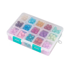 Выпечка расписанная имитация нефрита стеклянная бусина DGLA-JP0001-26-8mm