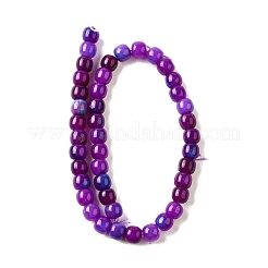 Природные окрашенные белого нефрита нитей бисера G-U023-B03-01