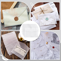 50 шт. пустых конвертов из пергаментной бумаги&nbsp;AJEW-PH0033-41