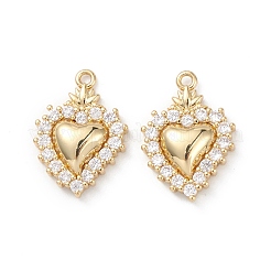 Покрытие стойки латунь микропаве прозрачные подвески из кубического циркония&nbsp;KK-L155-52G