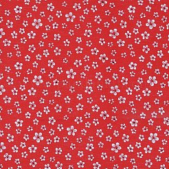 Листы полиэфирной ткани формата А4 с цветочным узором&nbsp;DIY-WH0158-63A-08