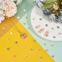 55 шт. 11 стиля кабошонов из стразов из смолы/сплава&nbsp;MRMJ-PH0002-93