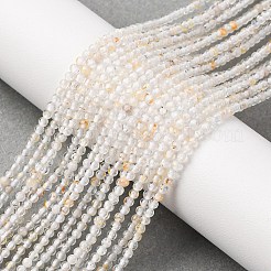 Бусины из натурального белого топаза G-RM241221-A9