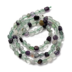 Природных красочные флюорита бисер нитей G-I389-A21