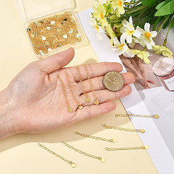 60 шт. латунный удлинитель цепи для стойки&nbsp;KK-BBC0022-52G