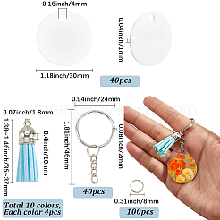 Наборы для изготовления брелока-подвески из алюминия с двусторонней термопередачей своими руками&nbsp;DIY-SP0005-26D