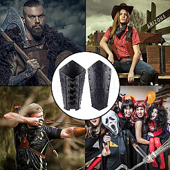 Регулируемый браслет из искусственной кожи AJEW-WH0010-54B