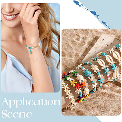 Наборы для самостоятельного изготовления бижутерии на морскую тематику DIY-SC0030-40