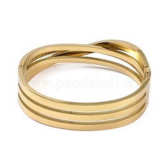 Браслет со стразами и кристаллами BJEW-M313-08B-G