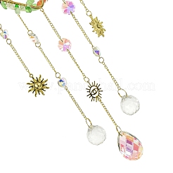 Металлические подвесные ловцы солнца&nbsp;HJEW-P018-D02