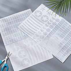 Водостойкие пластиковые светоотражающие наклейки для домашних животных&nbsp;DIY-WH0580-67A