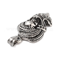 Ретро 304 нержавеющая сталь большие подвески STAS-I205-38AS-08