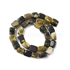 Бусы из натуральной желтой бирюзы (яшмы)&nbsp;G-D098-D14