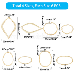 Латунные подвески KK-CA0001-19-NR