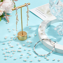 2 нить бусин из натурального культивированного пресноводного жемчуга PEAR-NB0002-56