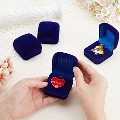 Пластиковая обложка с бархатными упаковочными коробками для брошей&nbsp;VBOX-WH0012-06A