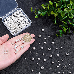 220 шт. 3 стиля латунных текстурированных бусин&nbsp;KK-ME0002-68S