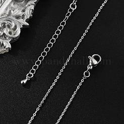 Латунные кабельные цепи ожерелья&nbsp;X-MAK-P011-01P