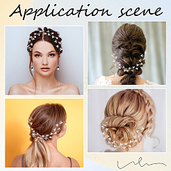 Гибкие аксессуары для волос из сплава&nbsp;PALLOY-WH20816-001S