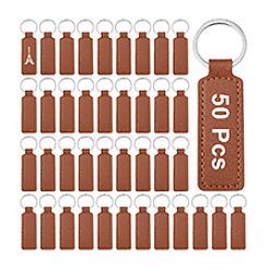 Брелки из искусственной кожи&nbsp;KEYC-WH0038-39