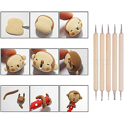 Наборы гончарных инструментов с деревянной ручкой TOOL-BC0008-11