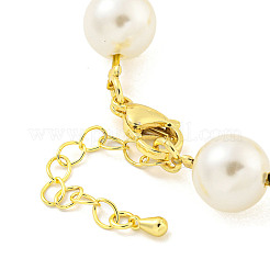 Браслеты-цепочки из латуни с витыми звеньями BJEW-P322-19G