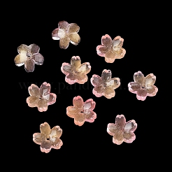 Окрашенные и нагретые стеклянные колпачки для бусин&nbsp;GLAA-Z019-03