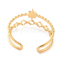 Ионное покрытие (ip) кольца из нержавеющей стали 304 RJEW-L102-26G