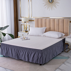 Регулируемые полиэстеровые юбки вокруг кровати AJEW-WH20022-10B-02