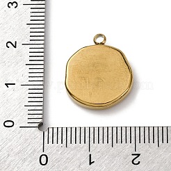 Подвески из нержавеющей стали 304 с эмалью&nbsp;STAS-A121-05A-G