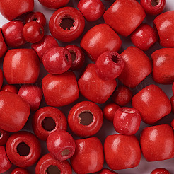 150шт 3 стиля бусины из натурального дерева WOOD-TA0001-51