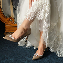 1 пара украшений для свадебной обуви из цветочных кристаллов и страз&nbsp;FIND-GA0003-62