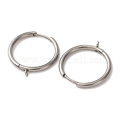 201 фурнитура для сережек-колец из нержавеющей стали&nbsp;STAS-D379-06A-P