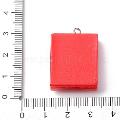 Рождественские подвески из непрозрачной смолы RESI-A049-05G