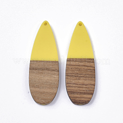 Большие подвески из смолы и ореха RESI-Q210-013A-A03