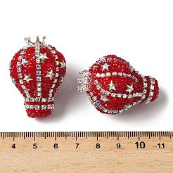 Корона из акриловых страз в форме воздушного шара OACR-S048-03E