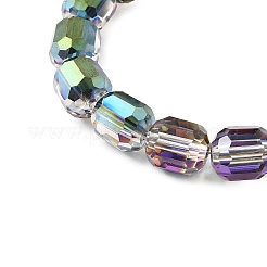 Стеклянные бусины с гальваническим покрытием  GLAA-G112-07I